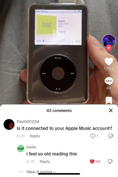 Feeling Old Seeing an iPod