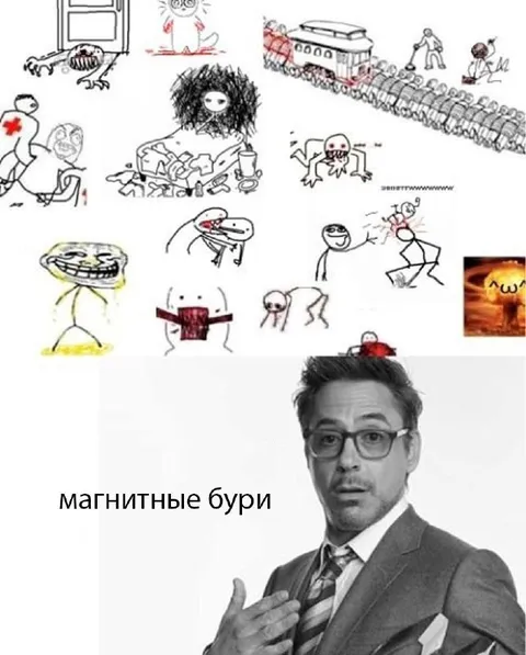 Магнитные бури и хаос
