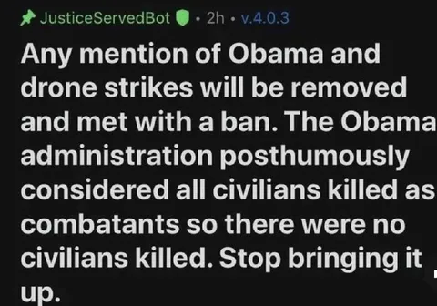 Obama Drone Strike Ban