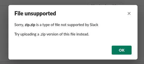 Slack Rejects zip.zip