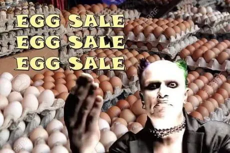 Marilyn Manson Egg Sale
