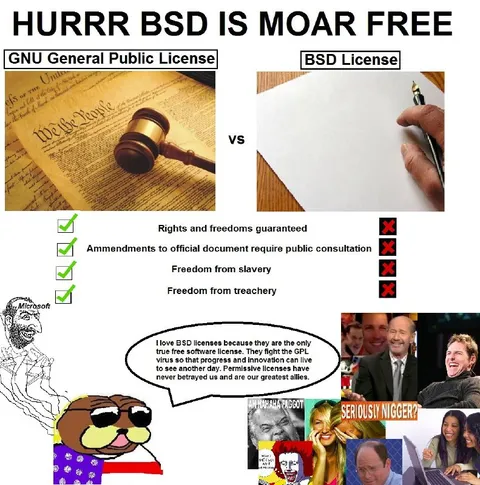 BSD Is More Free