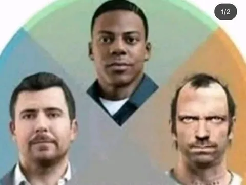 Три героя GTA V