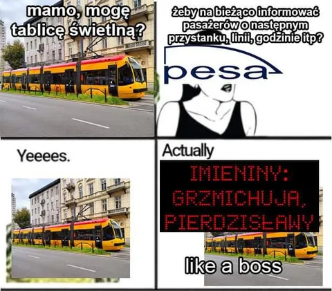 Tablica świetlna jak boss