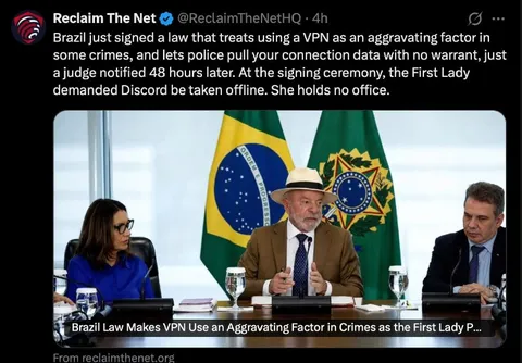 Brazil VPN Law Signing Ceremony