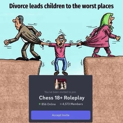 Divorce Leads Children to Chess Roleplay