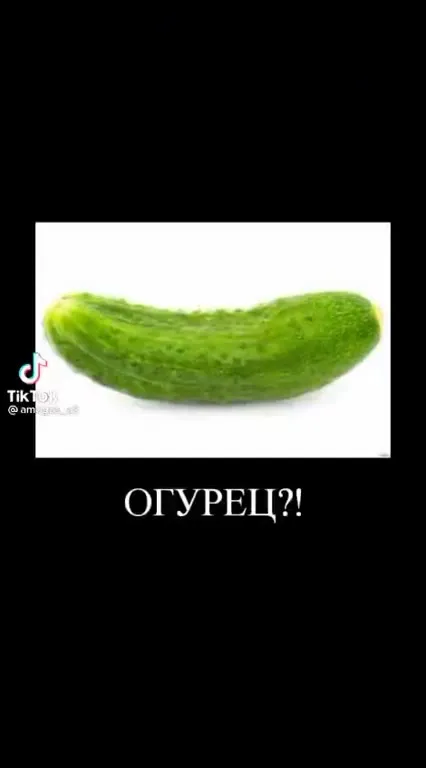 Мама, ты зачем огурец?
