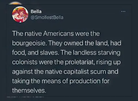 Native Americans Were the Bourgeoisie