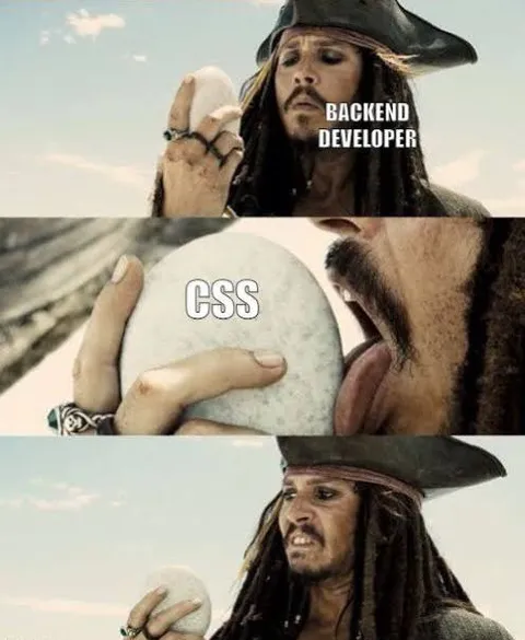 Backend Developer Sees CSS