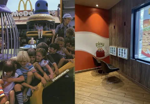 Then and Now McDonald's PlayPlace