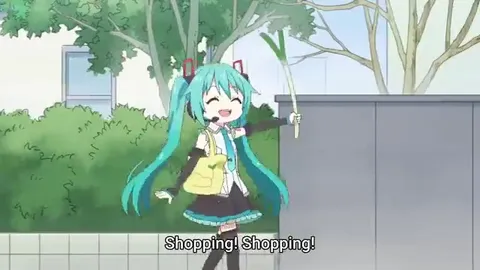 Hatsune Miku Steals Green Onion