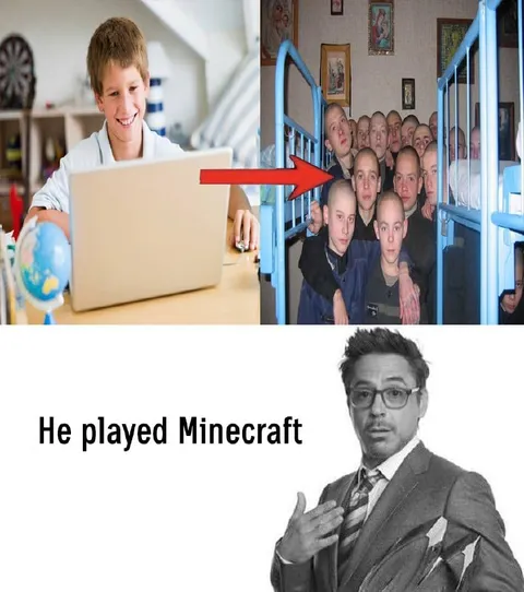 He Played Minecraft