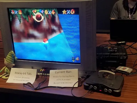 Mario 64 Rolling Rocks TAS