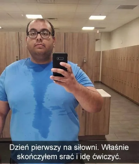 Pierwszy dzień na siłowni