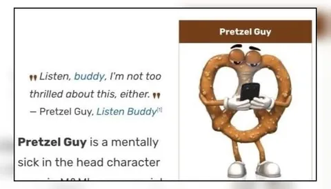 Pretzel Guy Not Thrilled