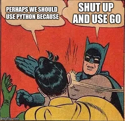 Perhaps We Should Use Python