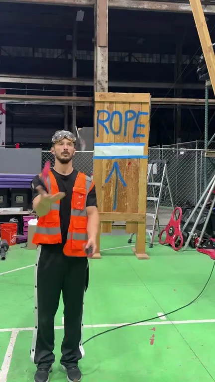 Rope-Powered Vest Removal