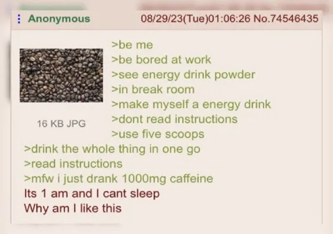 Five Scoops of Energy Drink Powder