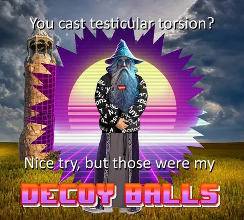 Wizard With Decoy Balls