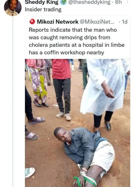 Insider Trading at the Cholera Hospital