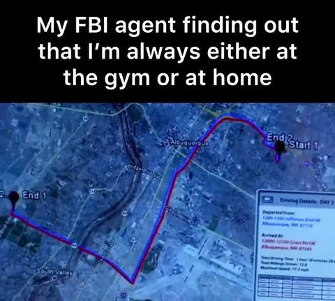 FBI Agent Tracks Gym and Home