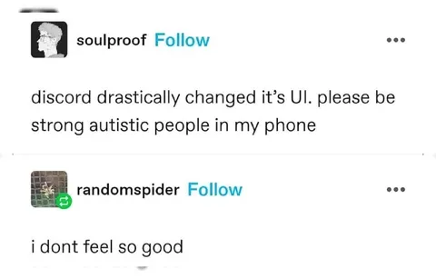 Discord UI Change Panic