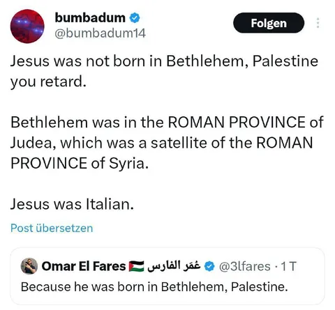 Jesus Was Italian
