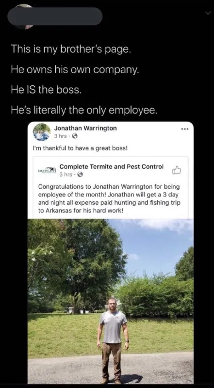 The Only Employee Is the Boss