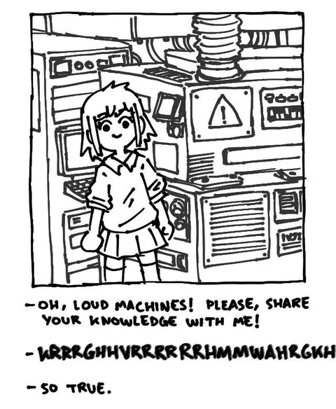 Girl Asks Machines for Knowledge