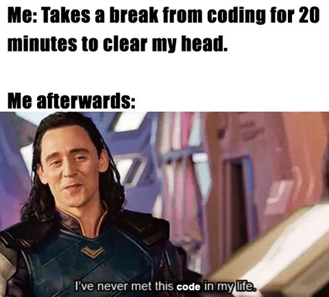 Loki forgets the code