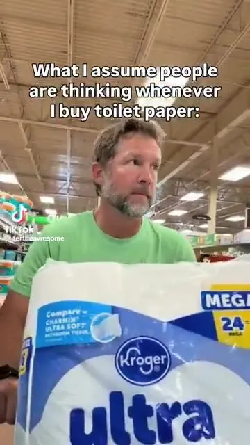 Buying Toilet Paper in Public