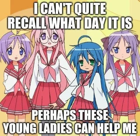I Can't Quite Recall What Day It Is