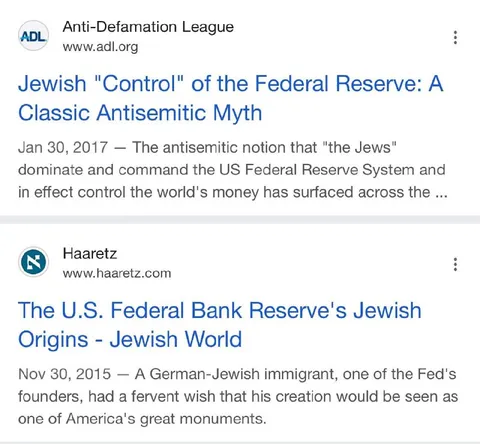 Google Results Fueling a Conspiracy
