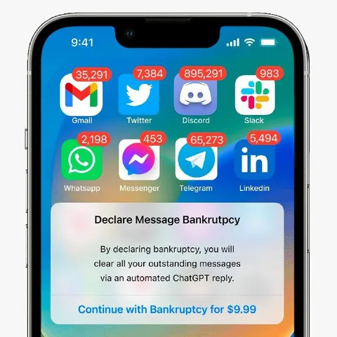 Declare Message Bankruptcy