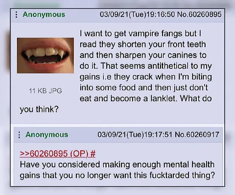 Vampire Fangs Mental Health Reply