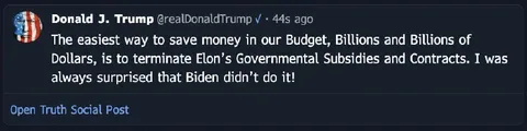 Terminate Elon’s Government Subsidies