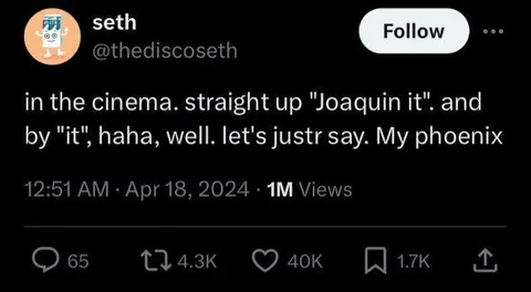 Joaquin It in the Cinema
