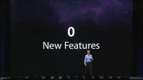 Zero New Features