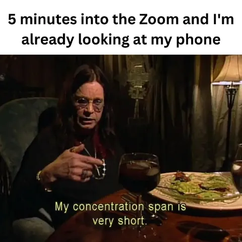Five Minutes Into Zoom