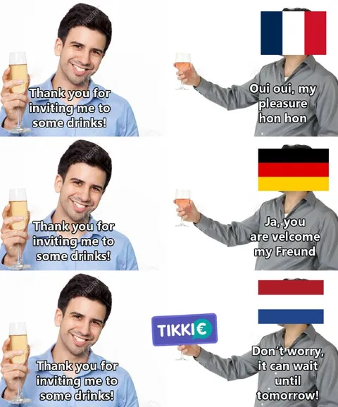 European Friends Split the Bill