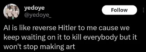 AI Reverse Hitler Making Art