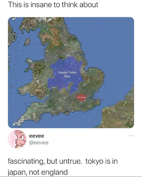 Tokyo Is Not in England
