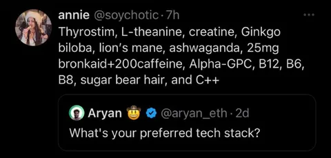 Preferred Tech Stack Supplement List