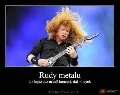 Rudy metalu na koncercie