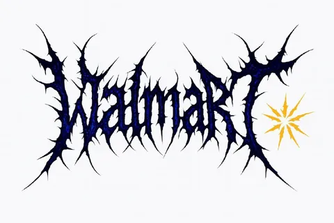 Walmart Death Metal Logo