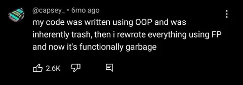 Functionally Garbage Code