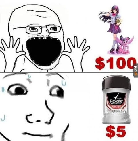 Anime Girl Versus Deodorant