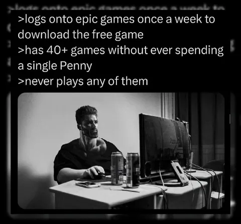 Epic Games Free Game Hoarder