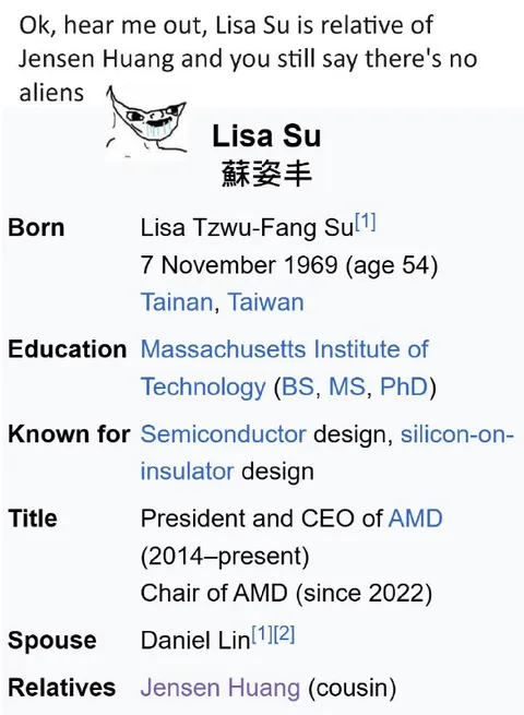 Lisa Su Is Jensen Huang’s Cousin