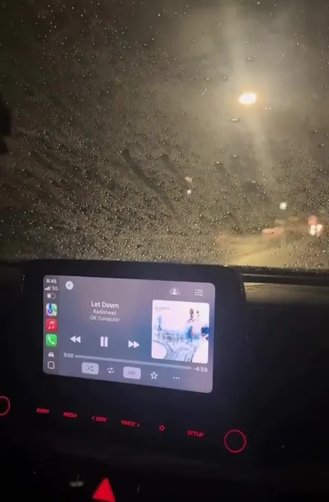 Driving Through the Rain to Radiohead